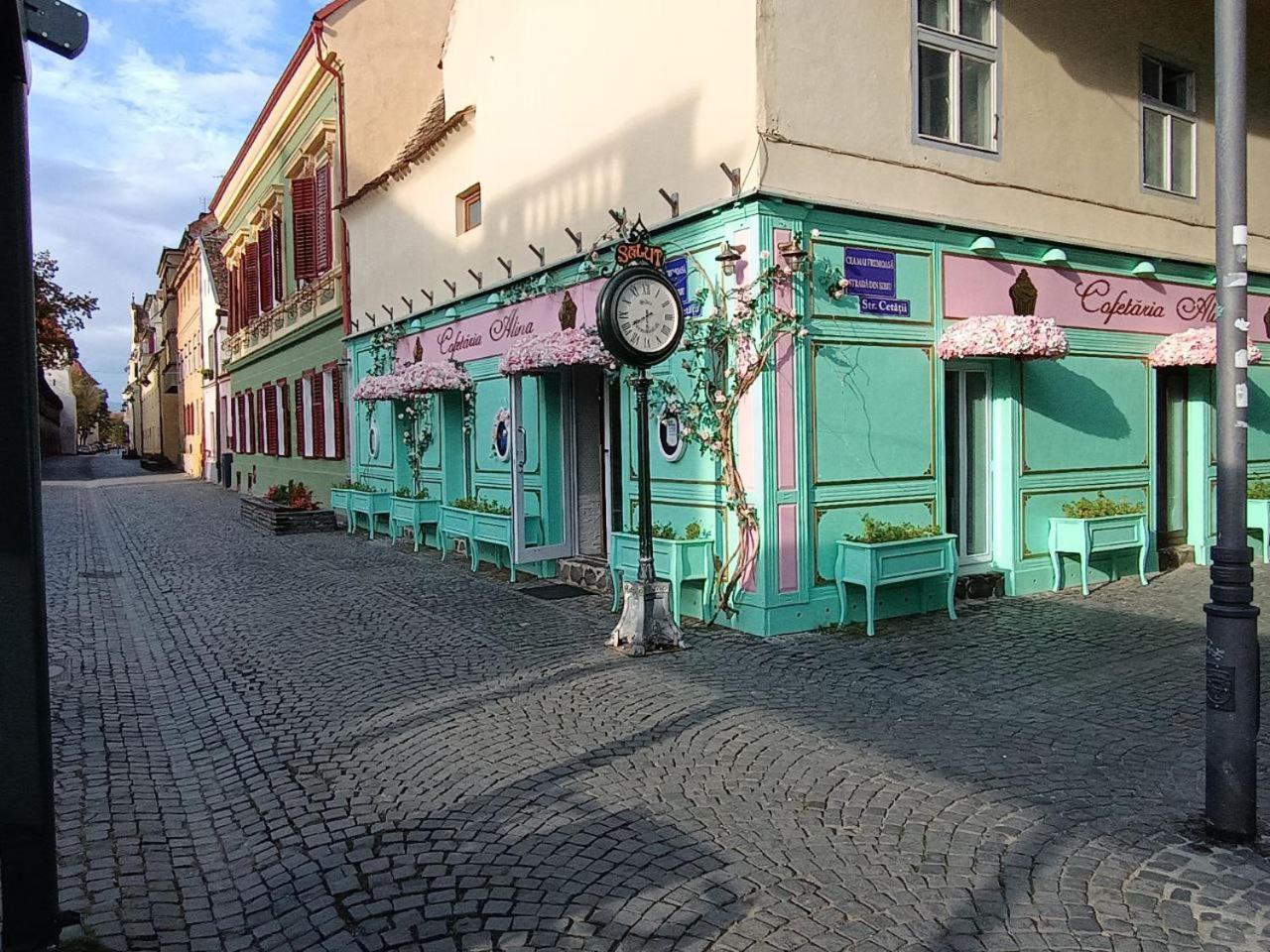 Ferienwohnung Old Town Cozy Nest Hermannstadt Exterior foto